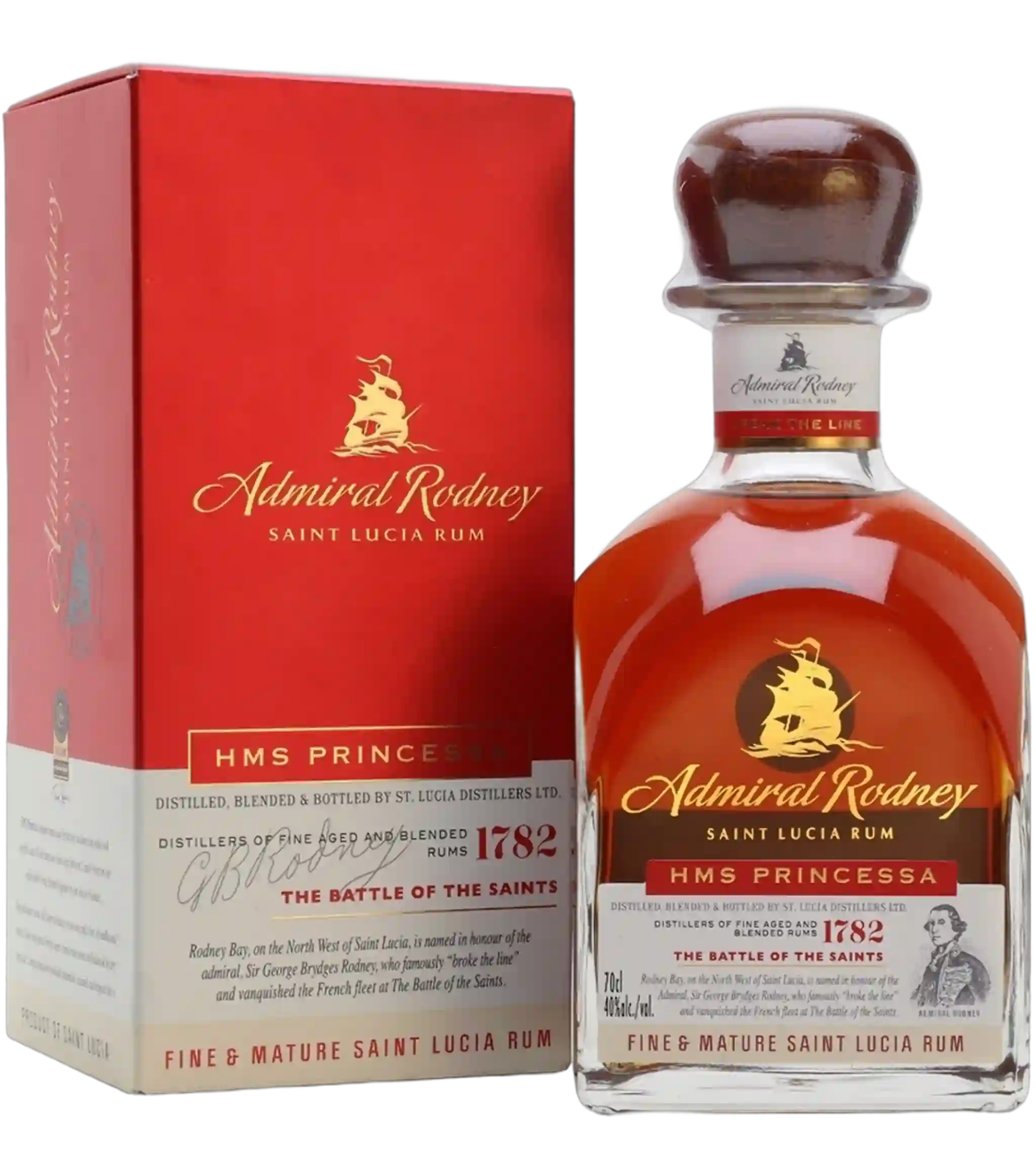 St. Lucia Distillers Admiral Rodney HMS Princessa